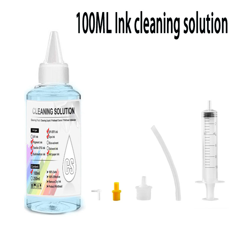 Sublimation Ink 100Ml - 100ML Mürekkep Temizleme Solüsyonu Mürekkep Püskürtmeli