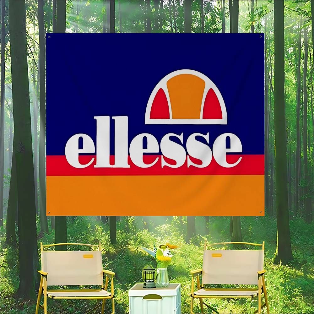 Commercial Printing Companies - E-Ellesse Logosu Gelişmiş Baskı Ticari Reklam