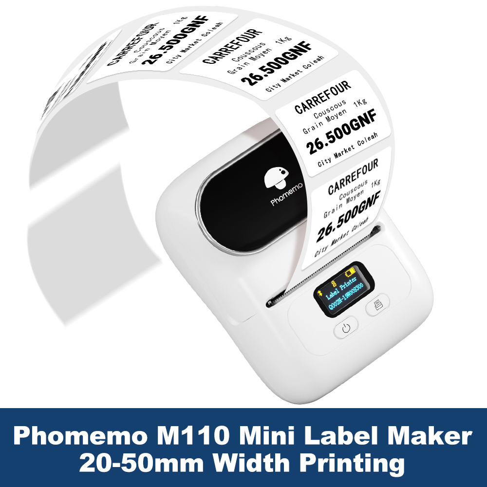 Commercial Label Printing Machine - Phomemo Etiket Yazıcısı M110 Etiketleme Makinesi