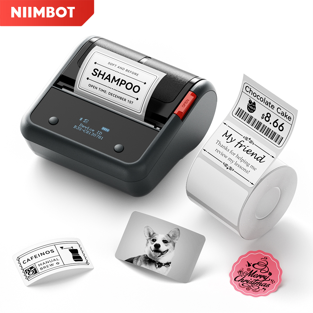 Commercial Label Printing Machine - Niimbot B3S Kablosuz Etiket Yazıcısı 3