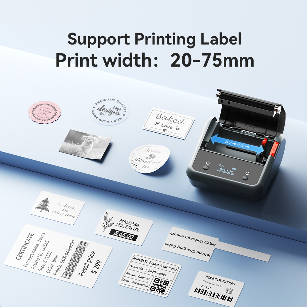 Niimbot B3S Kablosuz Etiket Ya - Commercial Label Printing Machine incelemesi ve fiyatı
