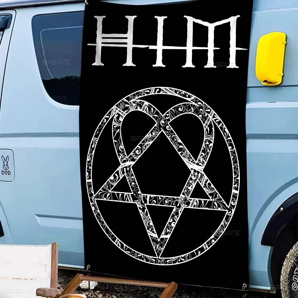 Rock H-HIM Band Gelişmiş Baskı - Commercial Printing Companies incelemesi ve fiyatı