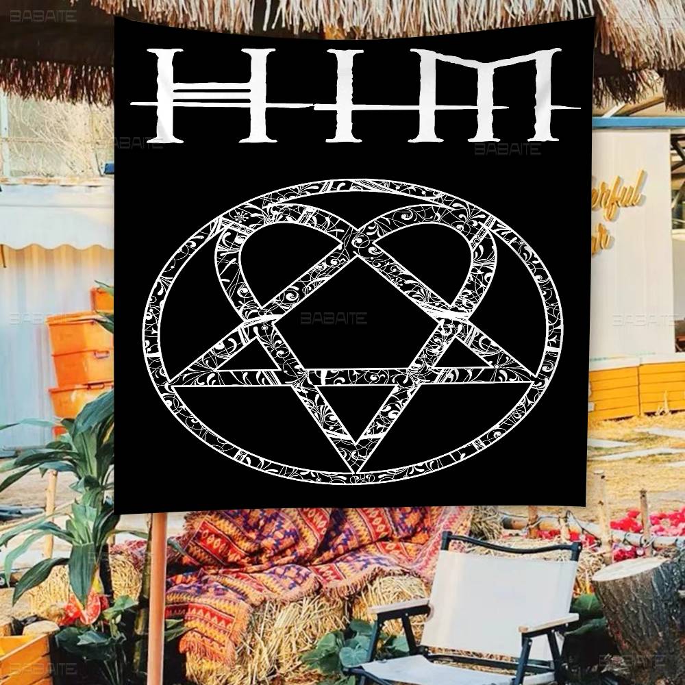 Rock H-HIM Band Gelişmiş Baskı - Commercial Printing Companies incelemesi ve fiyatı
