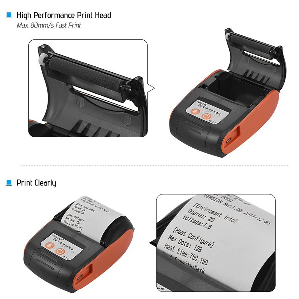 Mini Taşınabilir Termal Makbuz - Commercial Label Printing Machine incelemesi ve fiyatı